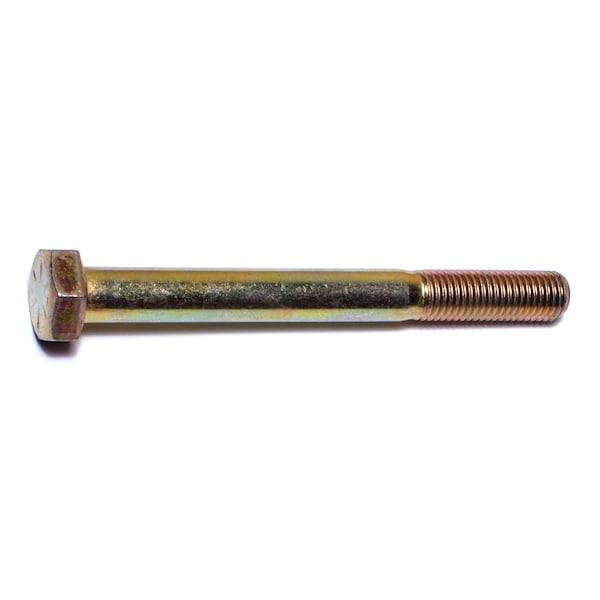 Midwest Fastener Grade 8, 5/16"-24 Hex Head Cap Screw, Zinc Yellow Steel, 3 in L, 5 PK 62967 - main